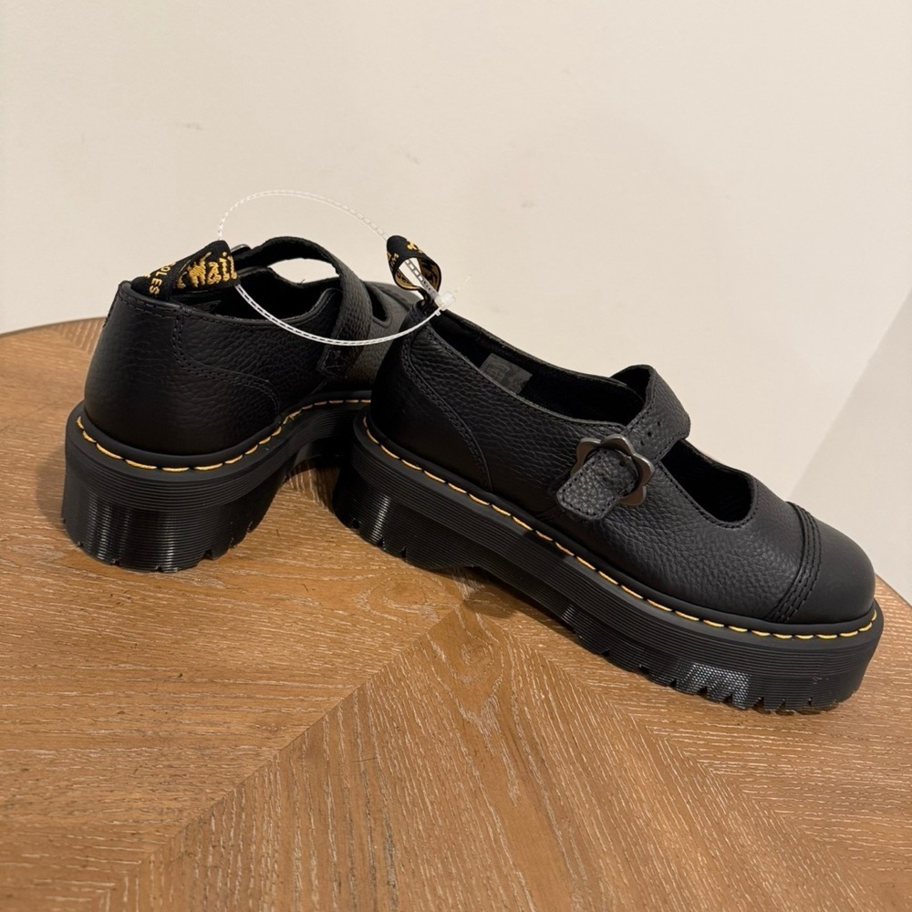 Dr. Martens Black Platform Mary Jane Shoes - Picture 11 of 11